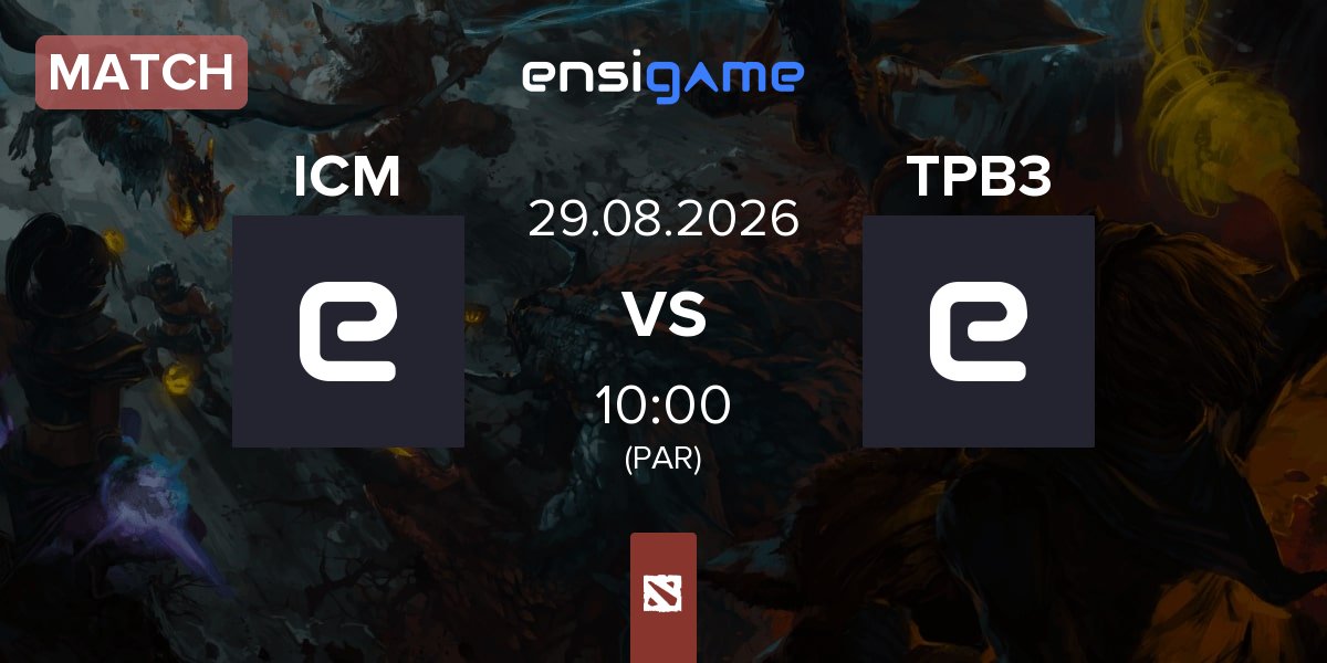 Partida Ice Cream Men ICM vs TPB3 | 29.08