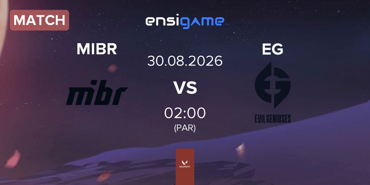 Match Made in Brazil MIBR vs Evil Geniuses EG | 30.08