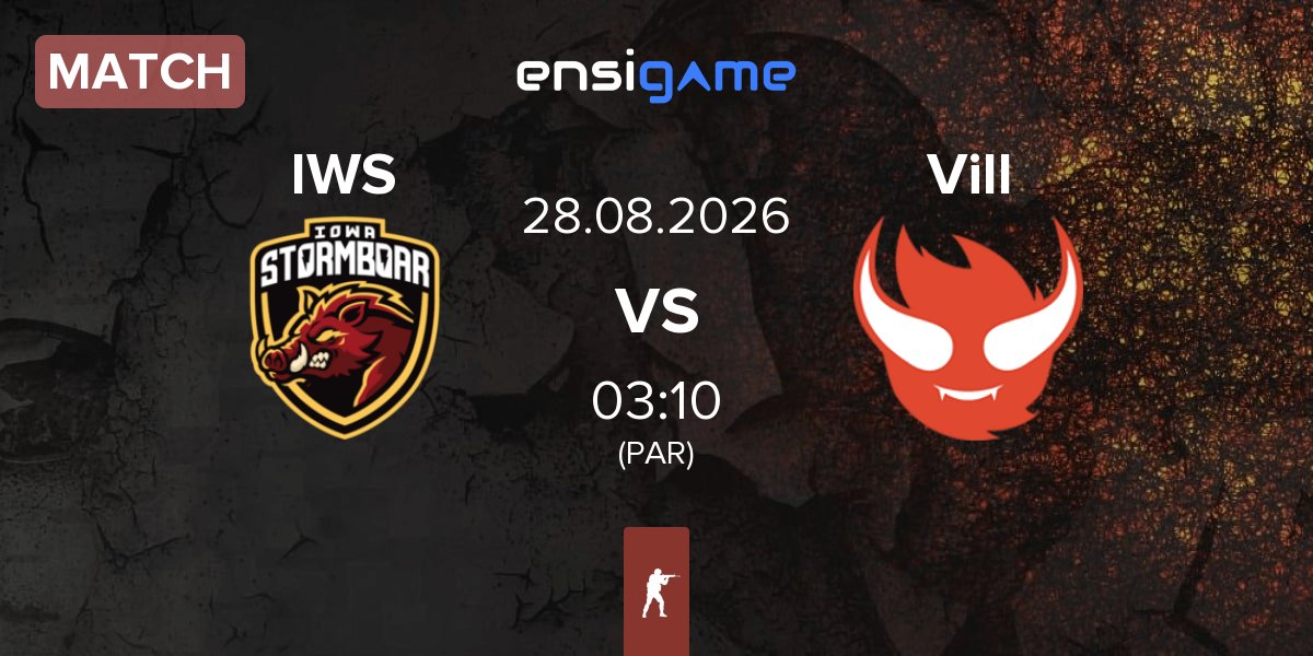 Match Iowa Stormboar IWS vs Villainous Vill | 28.08
