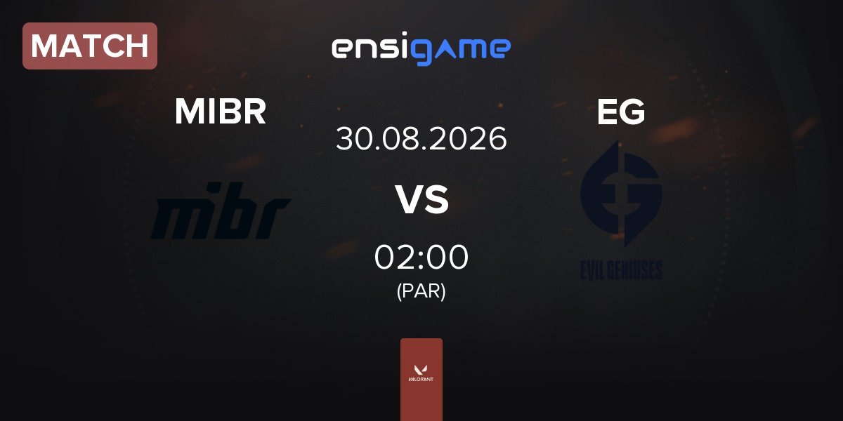 Match Made in Brazil MIBR vs Evil Geniuses EG | 30.08
