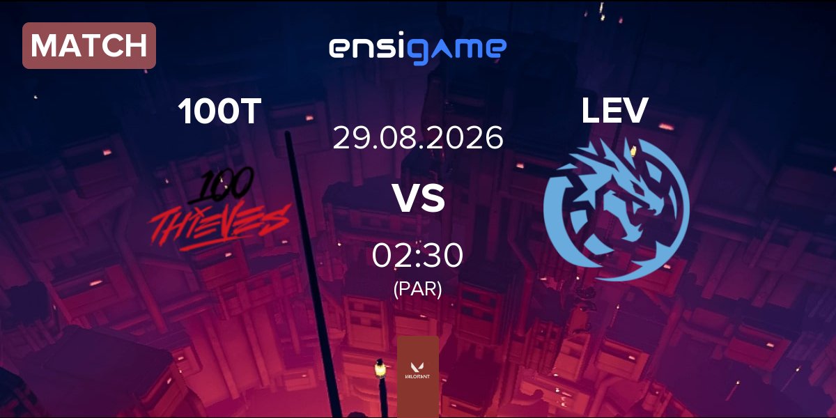 Partida 100 Thieves 100T vs Leviatán Esports LEV | 29.08