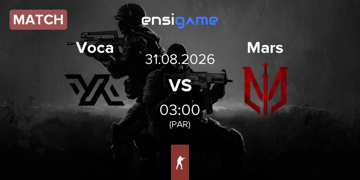 Match Team Voca Voca vs Marsborne Mars | 31.08