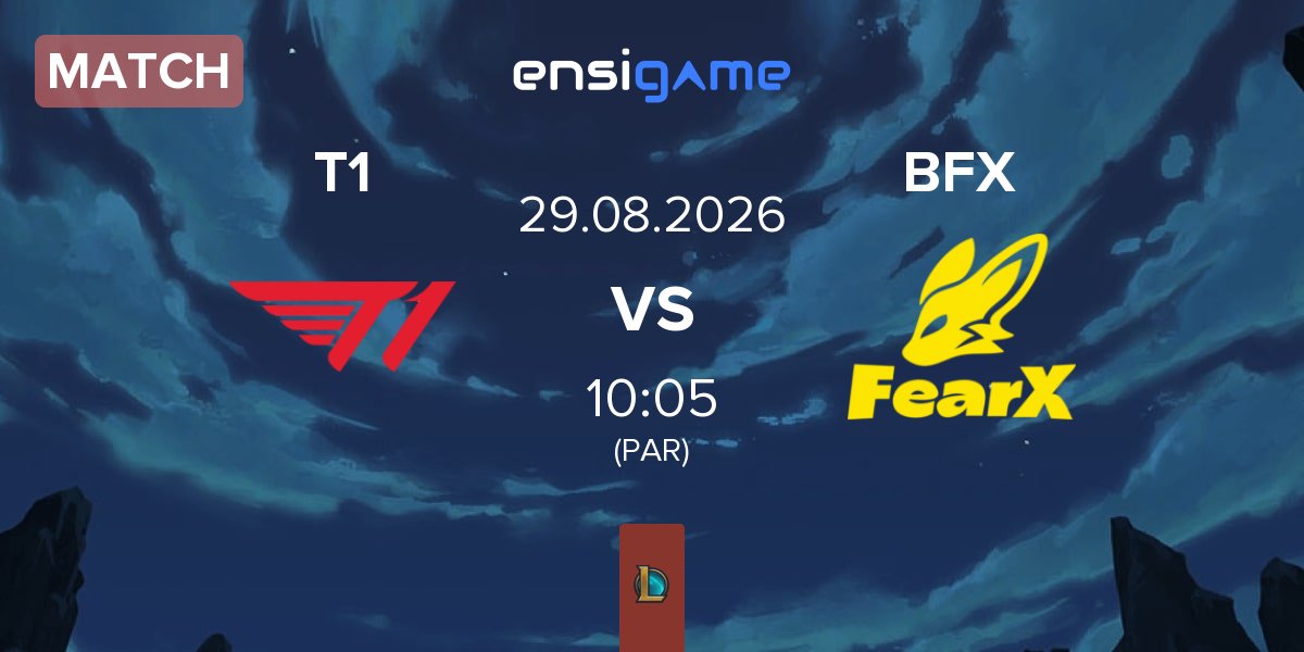 Match T1 vs BNK FearX BFX | 29.08