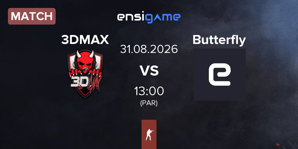 Match 3DMAX vs Butterfly | 31.08