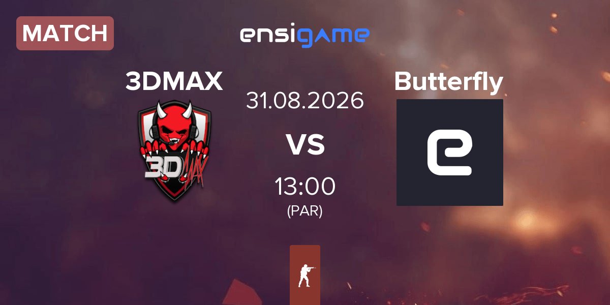 Match 3DMAX vs Butterfly | 31.08