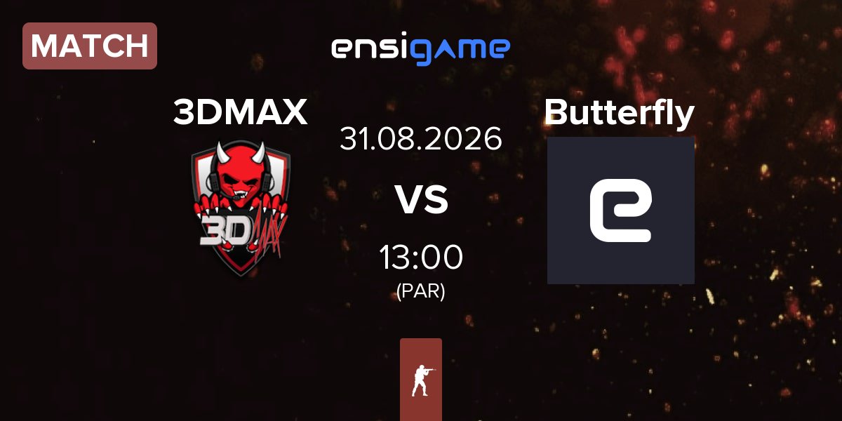 Partida 3DMAX vs Butterfly | 31.08