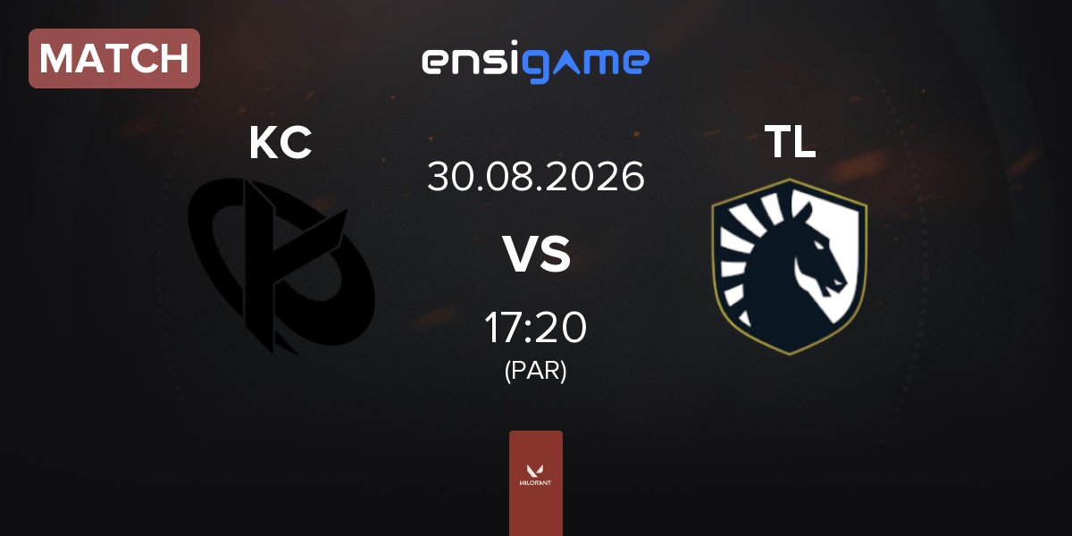 Partida Karmine Corp KC vs Team Liquid TL | 30.08