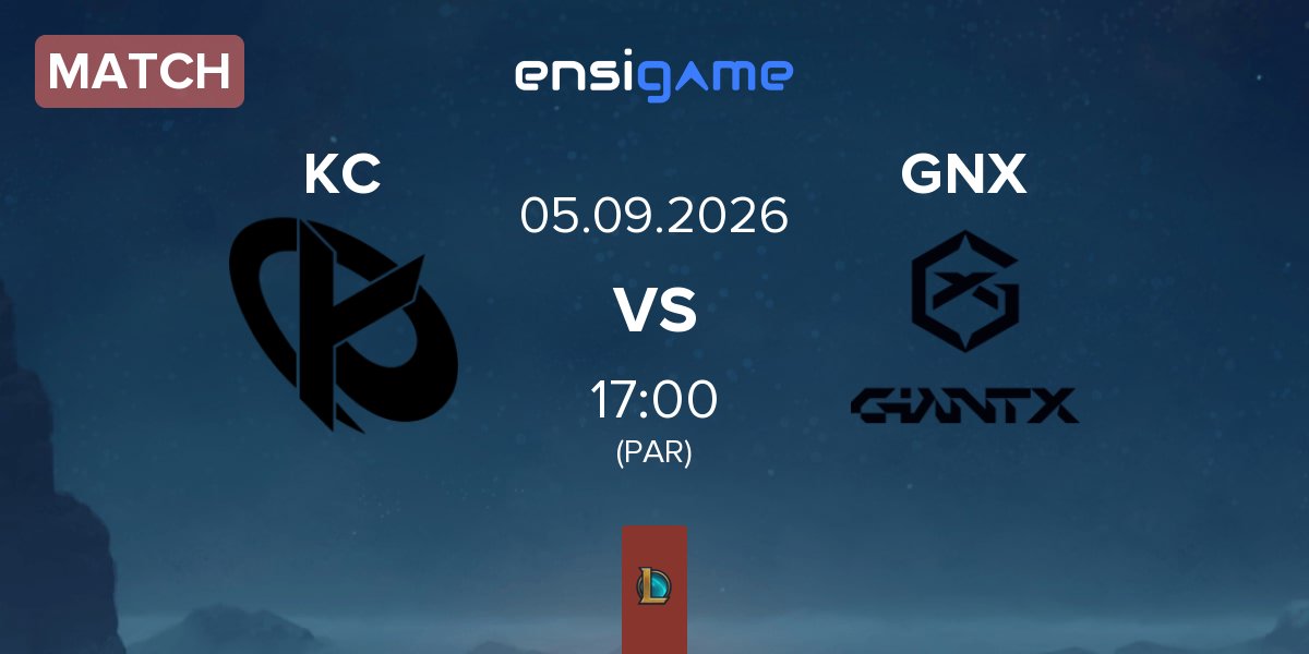 Match Karmine Corp KC vs GIANTX GNX | 05.09