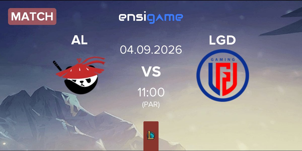 Match Anyone's Legend AL vs LGD Gaming LGD | 04.09