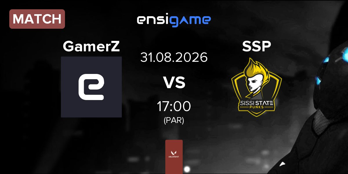 Partida GamerZ Esports GamerZ vs Sissi State Punks SSP | 31.08