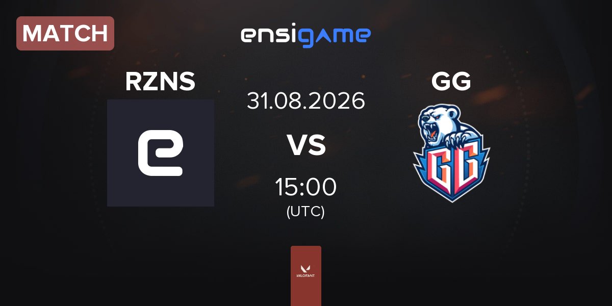 Match RIZON Sugar RZNS vs Glacial Guardians GG | 31.08