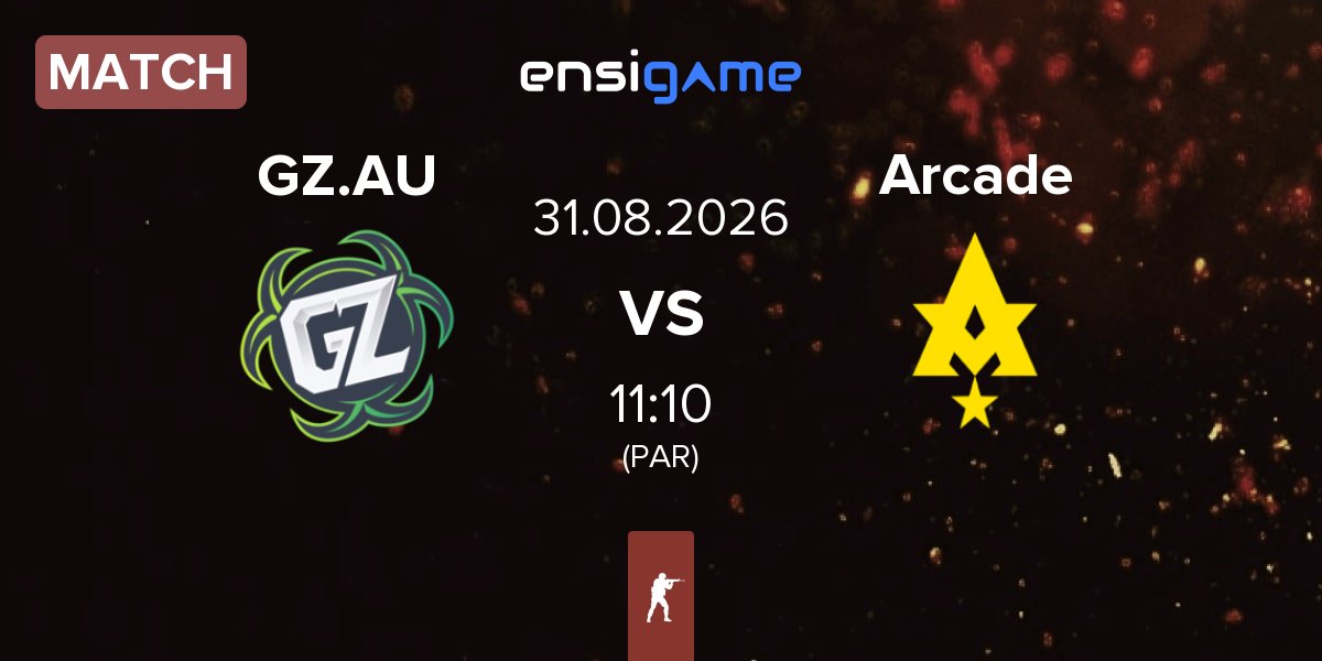 Match Ground Zero.AU GZ.AU vs Arcade Esports Arcade | 31.08