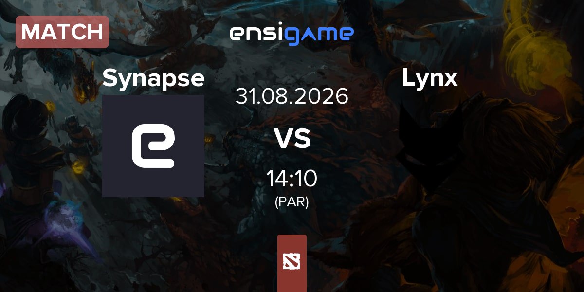 Match Team Synapse Synapse vs Team Lynx Lynx | 31.08