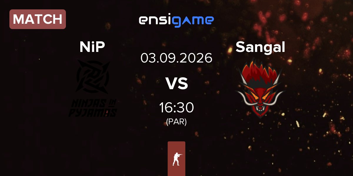 Partida Ninjas in Pyjamas NiP vs Sangal Esports Sangal | 03.09