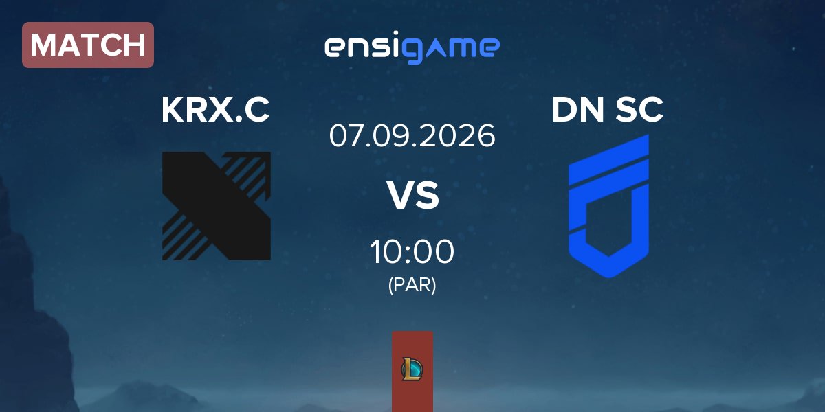 Partida Kiwoom DRX Challengers KRX.C vs DN SOOPers Challengers DN SC | 07.09