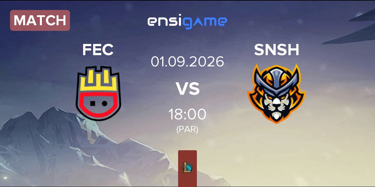 Match Frites Esports Club FEC vs Senshi eSports SNSH | 01.09