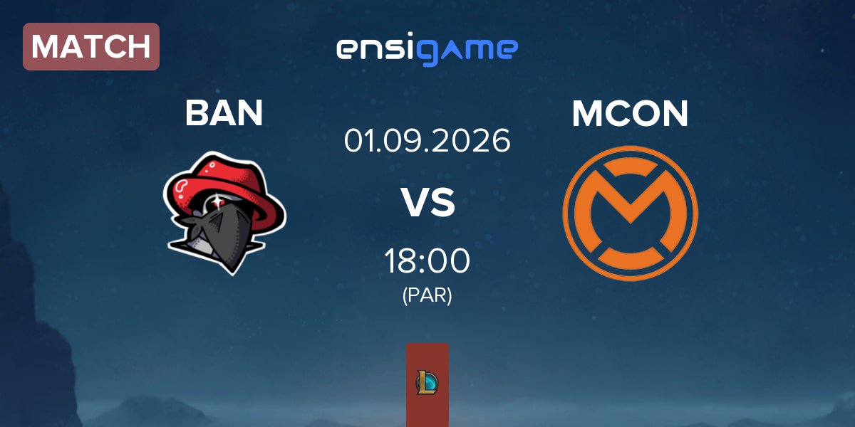 Partida The Bandits BAN vs mCon esports MCON | 01.09