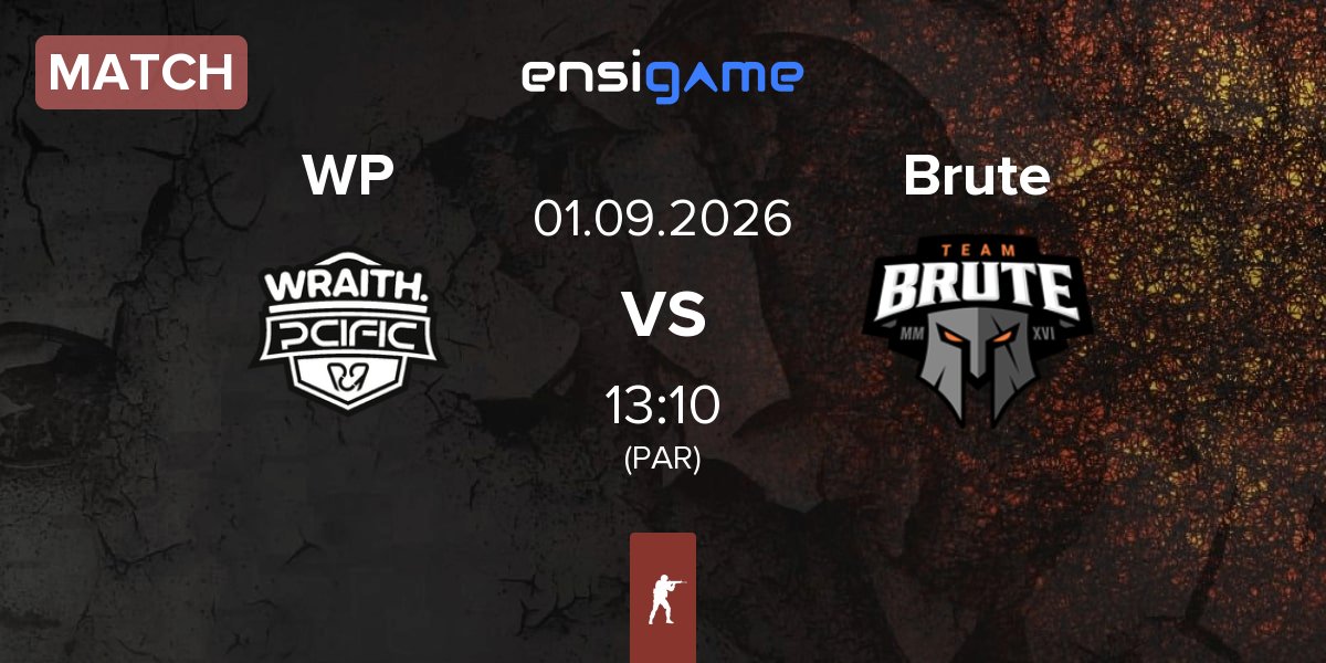 Match WRAITH PCIFIC WP vs Brute | 01.09
