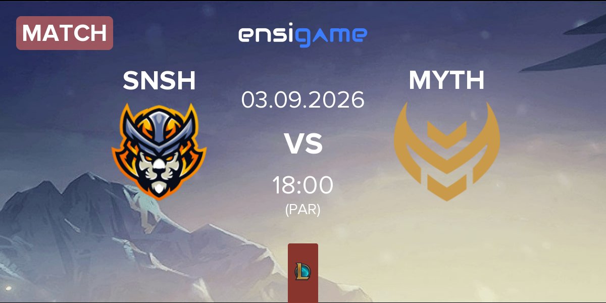 Partida Senshi eSports SNSH vs Myth Esports MYTH | 03.09