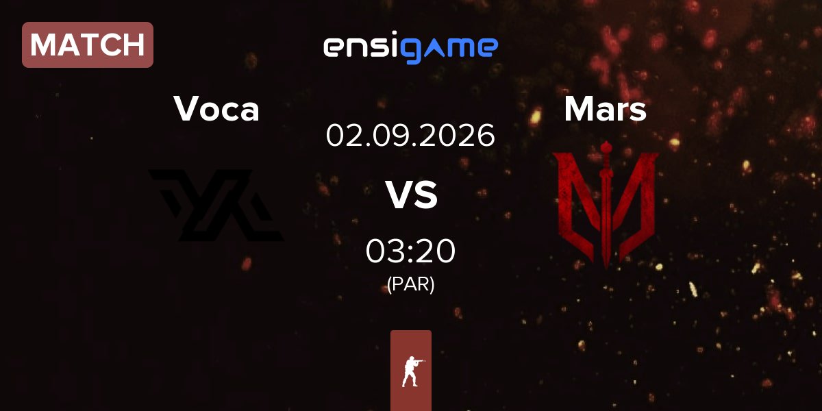 Match Team Voca Voca vs Marsborne Mars | 02.09