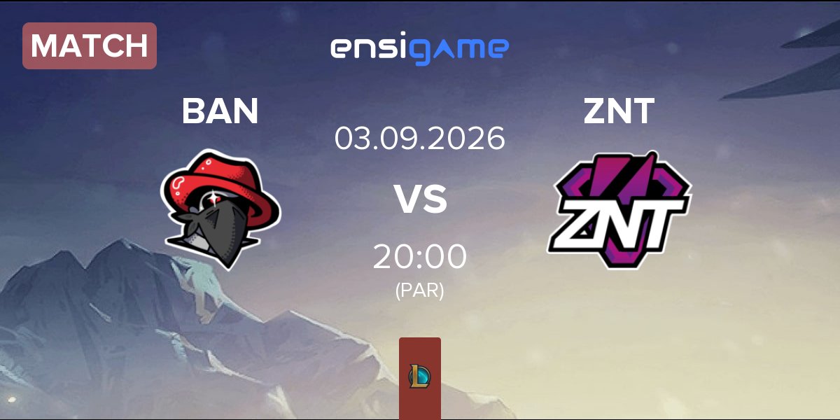 Partida The Bandits BAN vs ZennIT ZNT | 03.09