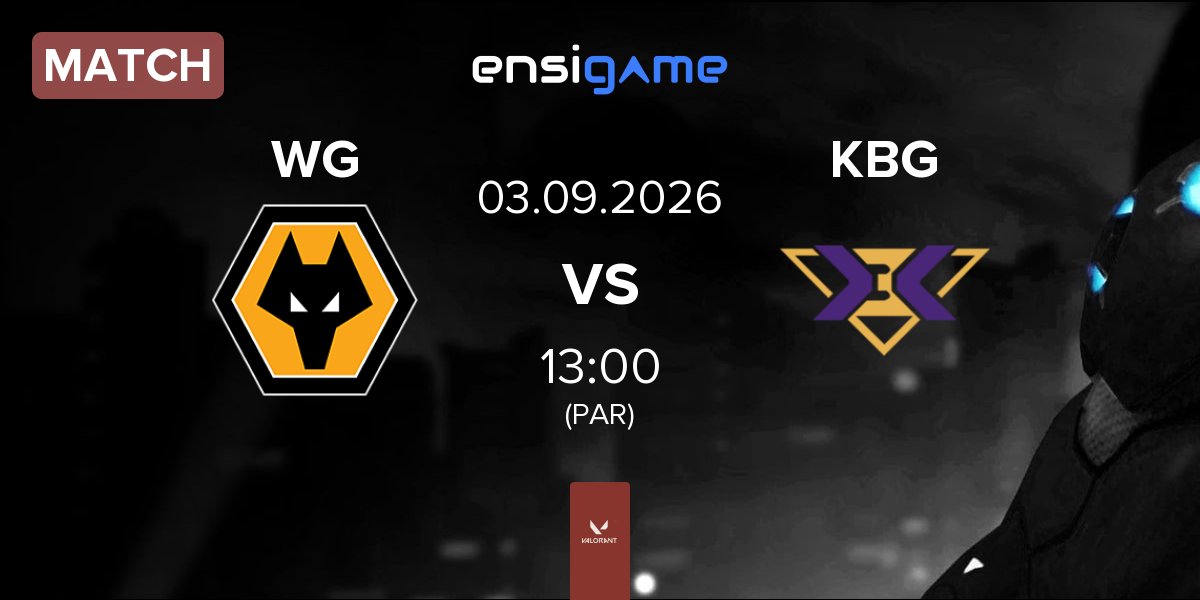 Partida Wolves Esports WG vs KeepBest Gaming KBG | 03.09