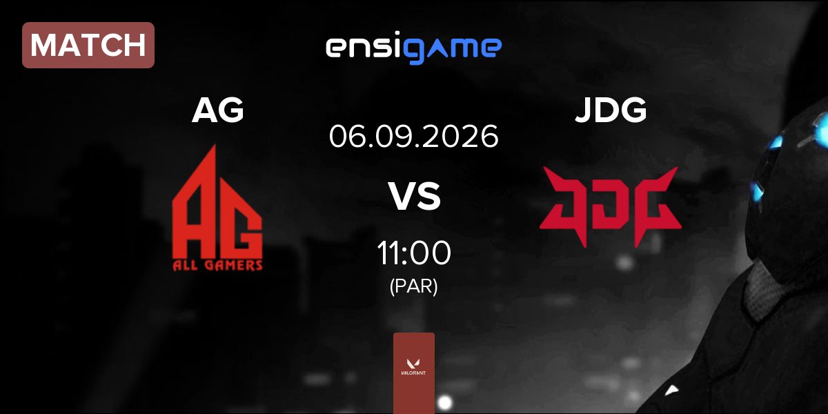 Partida ALL GAMERS AG vs JD Gaming JDG | 06.09