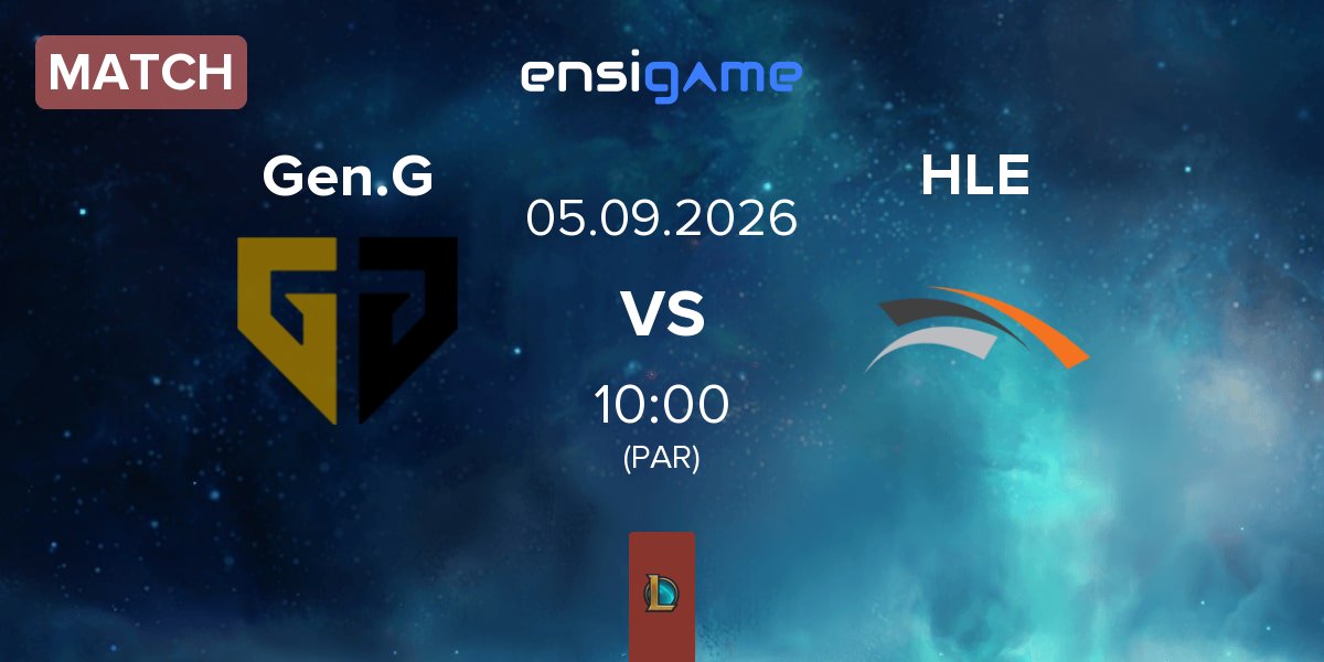 Match Gen.G Esports Gen.G vs Hanwha Life Esports HLE | 05.09