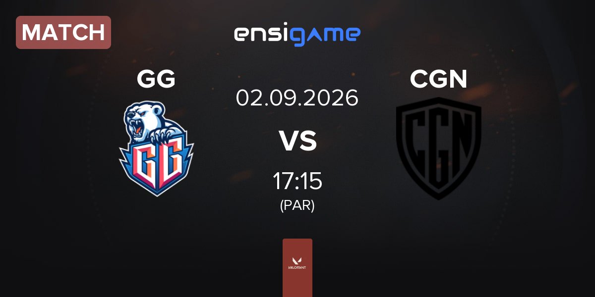 Partida Glacial Guardians GG vs CGN Esports CGN | 02.09