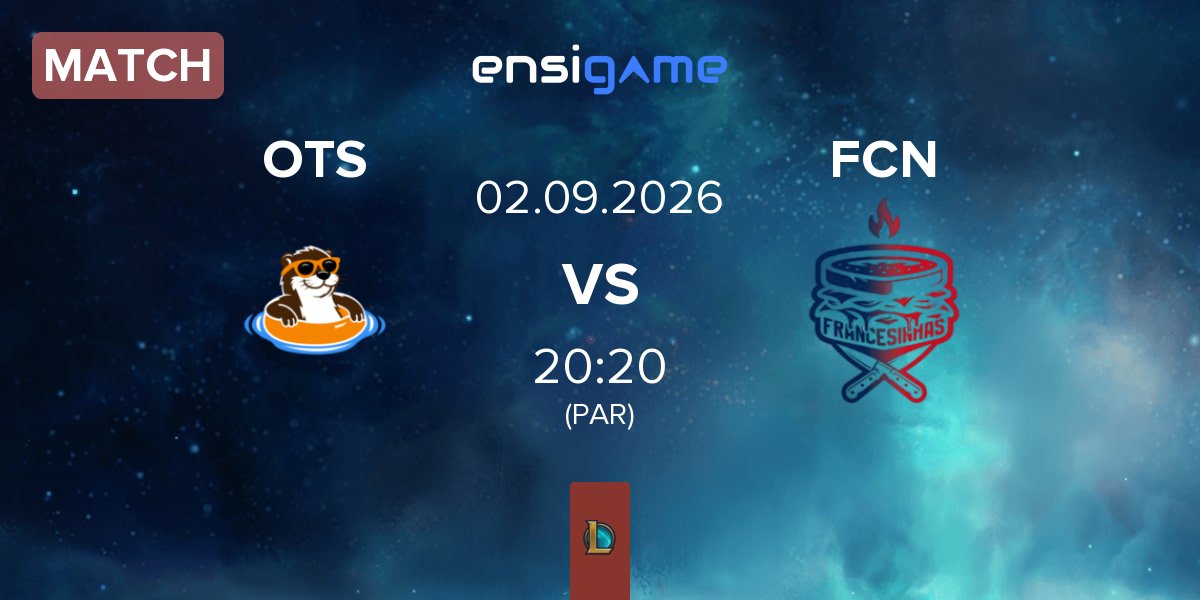 Partida The Otter Side OTS vs Francesinhas FCN | 02.09