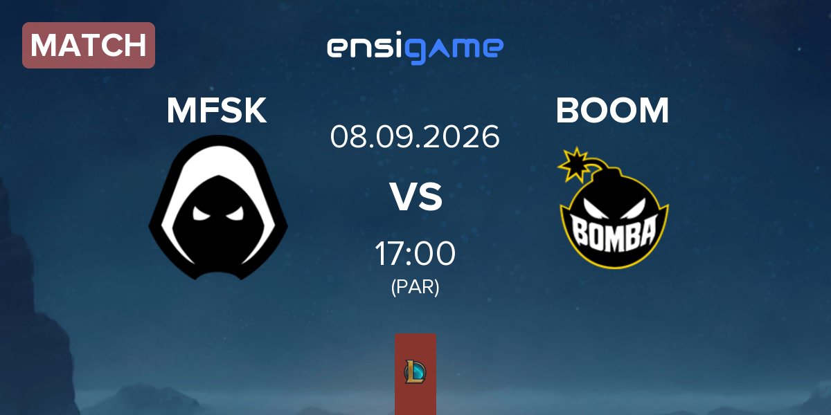 Match Forsaken MFSK vs Bomba Team BOOM | 08.09