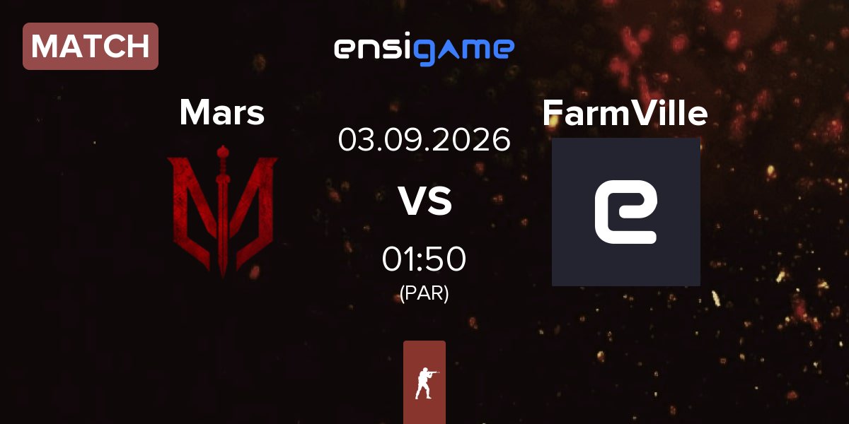 Match Marsborne Mars vs FarmVille | 03.09