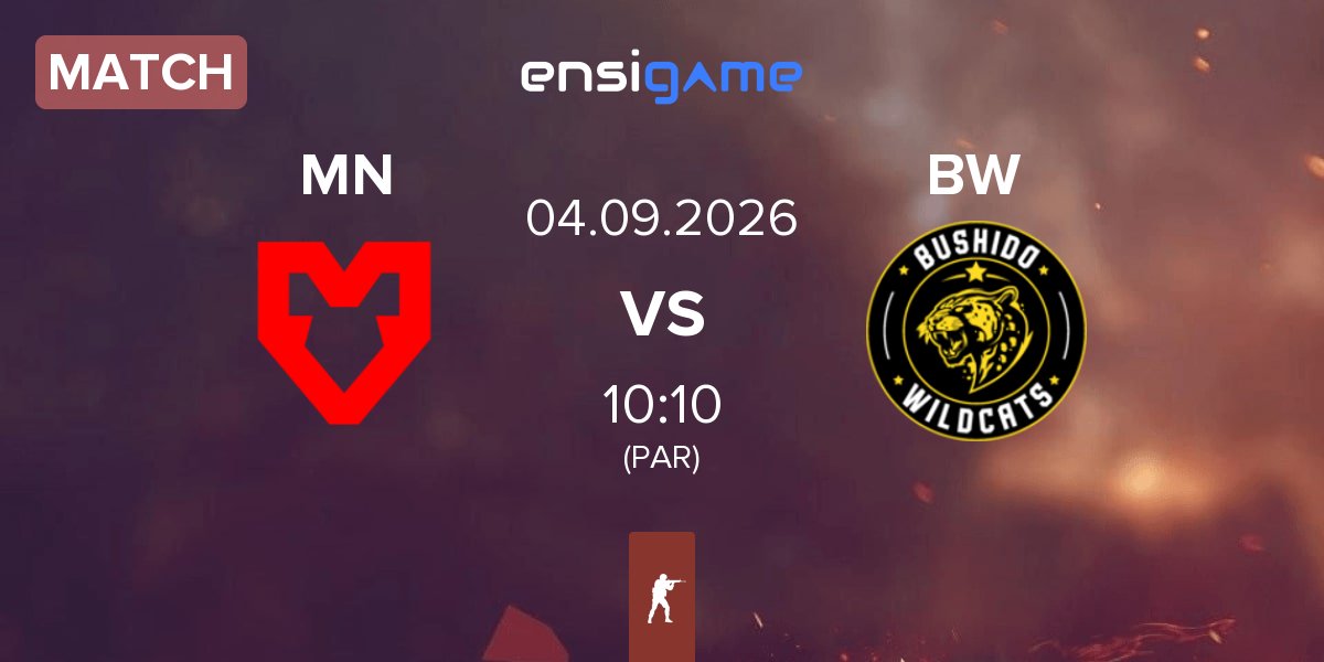 Partida MOUZ NXT MN vs Bushido Wildcats BW | 04.09
