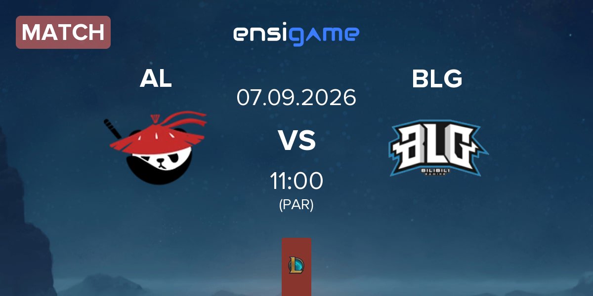 Match Anyone's Legend AL vs Bilibili Gaming BLG | 07.09