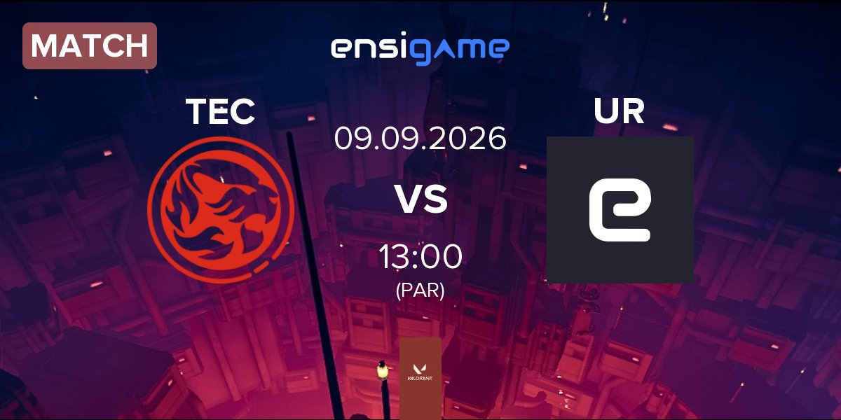 Partida Titan Esports Club TEC vs Unsettled Resentment UR | 09.09