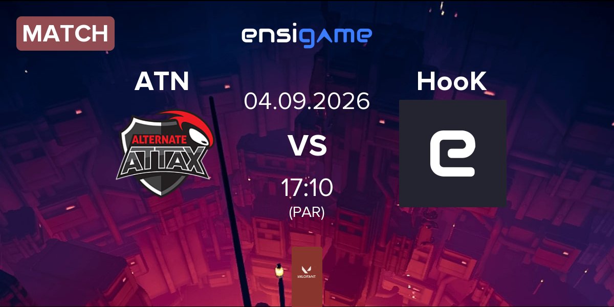 Match ALTERNATE aTTaX ATN vs HooK Esport HooK | 04.09