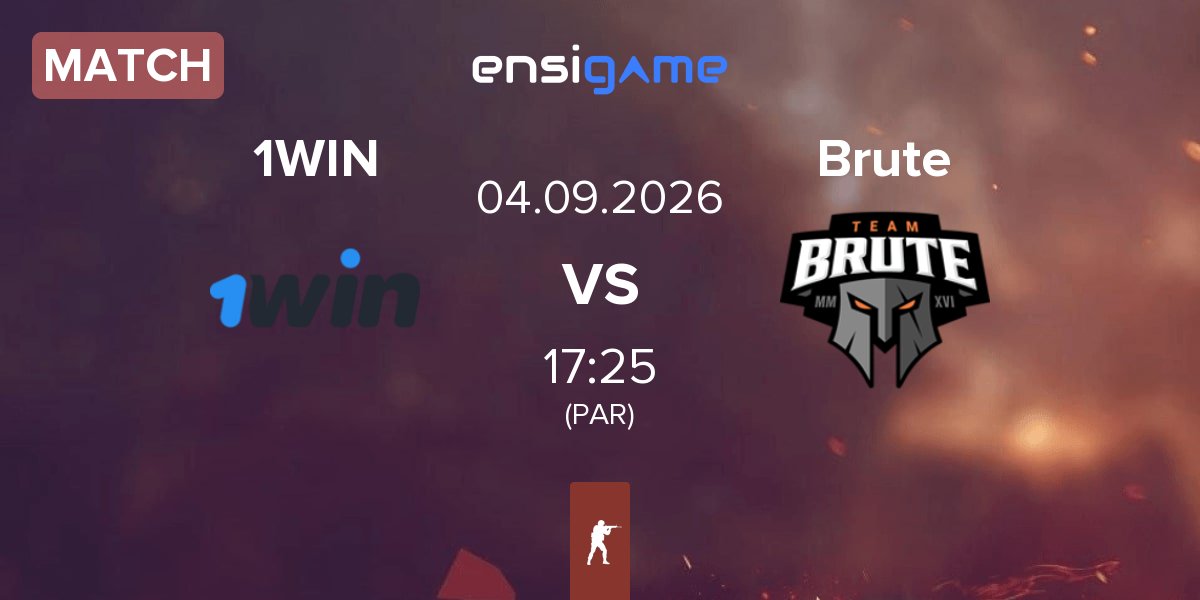 Match 1w Team 1WIN vs Brute | 04.09
