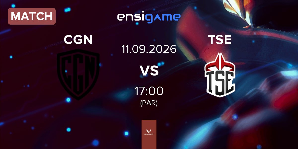 Partida CGN Esports CGN vs Twisted Saints Esports TSE | 11.09