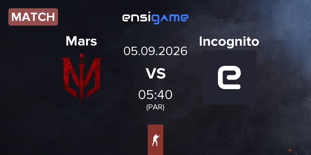 Match Marsborne Mars vs Incognito | 05.09