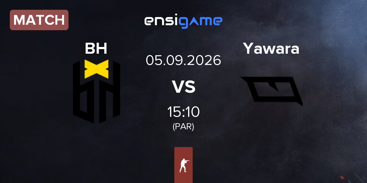 Partida Bounty Hunters BH vs Yawara Esports Yawara | 05.09