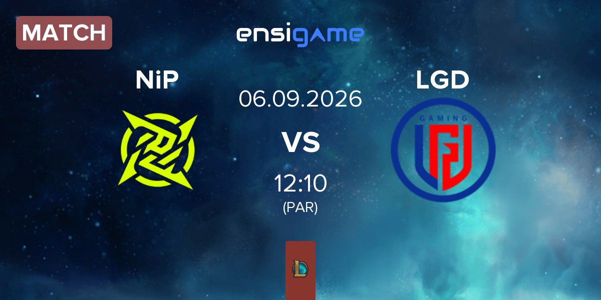 Match Ninjas In Pyjamas NiP vs LGD Gaming LGD | 06.09