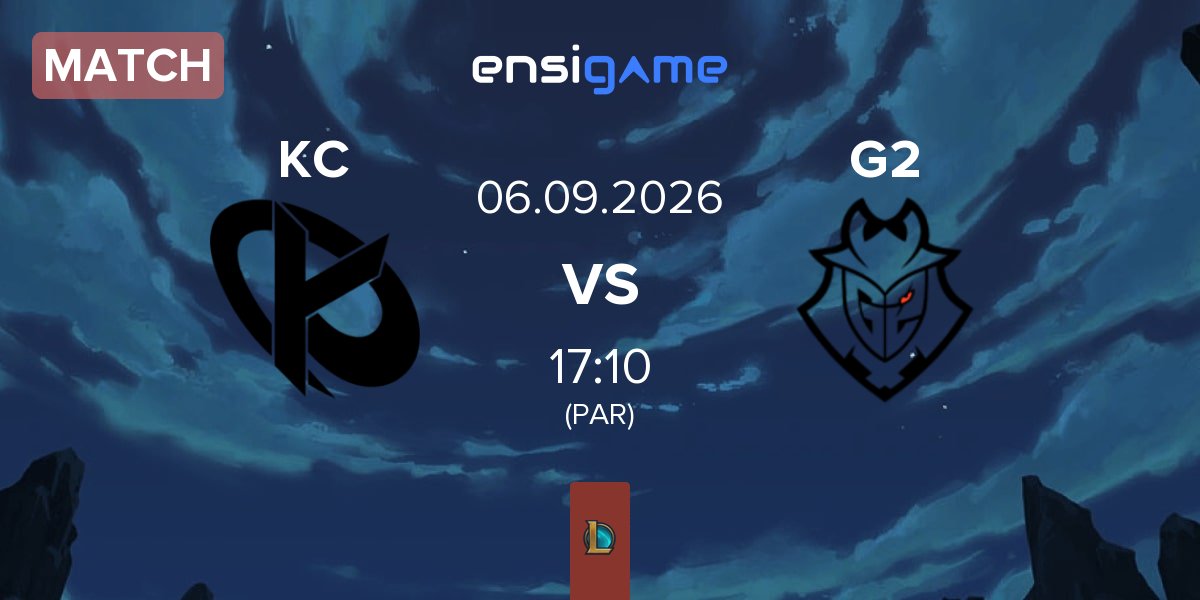 Match Karmine Corp KC vs G2 Esports G2 | 06.09