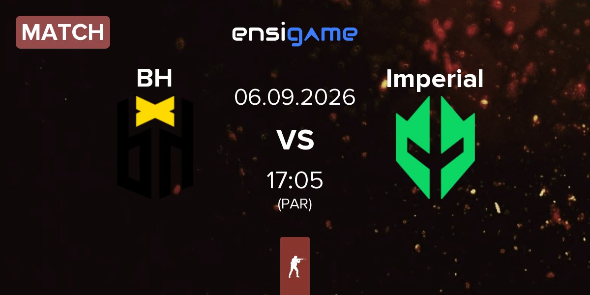 Partida Bounty Hunters BH vs Imperial Esports Imperial | 06.09