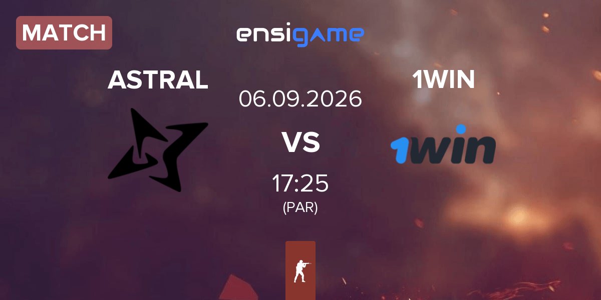Match ASTRAL ESPORTS ASTRAL vs 1w Team 1WIN | 06.09