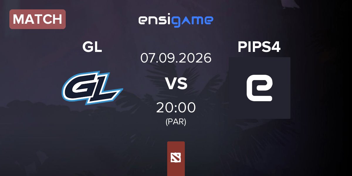 Match GamerLegion GL vs Pipsqueak+4 PIPS4 | 07.09
