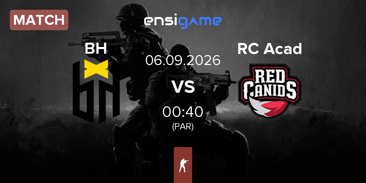 Partida Bounty Hunters BH vs RED Canids Academy RC Acad | 06.09