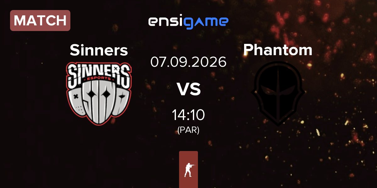 Match Sinners Esports Sinners vs Phantom | 07.09