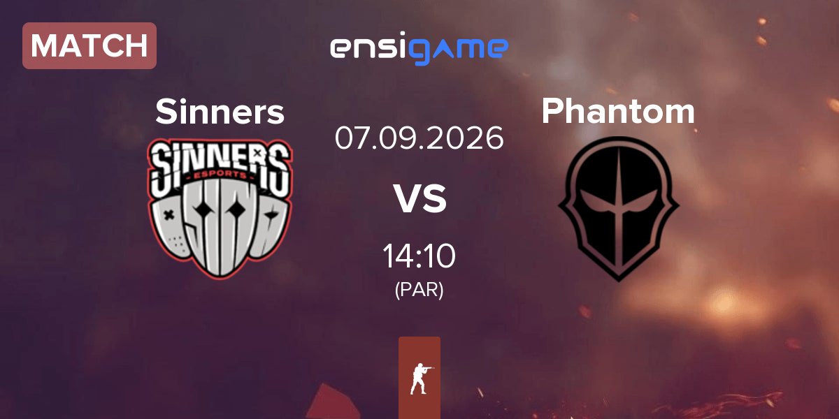 Match Sinners Esports Sinners vs Phantom | 07.09