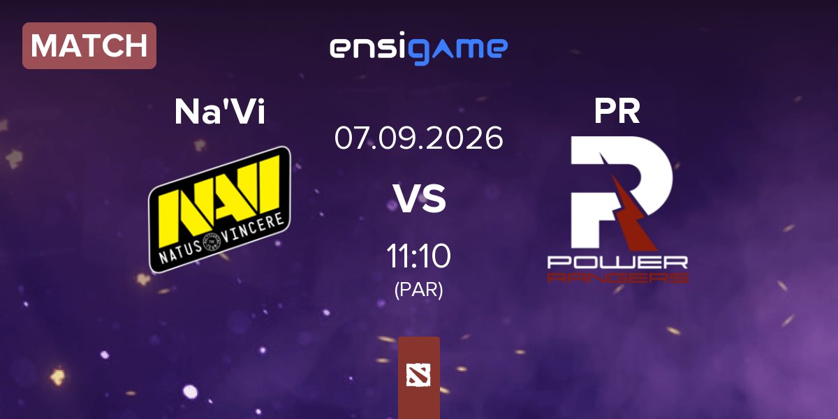 Match Natus Vincere Na'Vi vs Power Rangers PR | 07.09