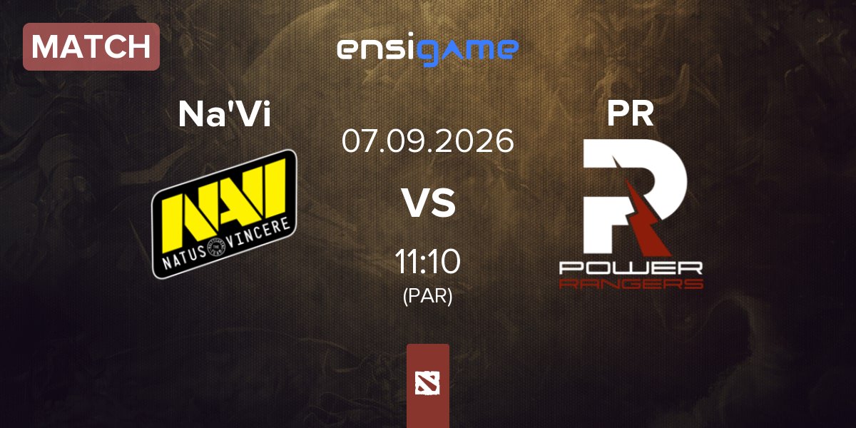 Match Natus Vincere Na'Vi vs Power Rangers PR | 07.09